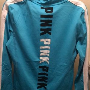 Pink cowl neck pullover